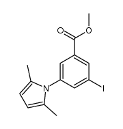 1-(3-iodo-5-methoxycarbonylphenyl)-2,5-dimethyl-1H-pyrrole Structure