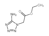 (5-氨基-1H-四唑-1-基)乙酸乙酯结构式