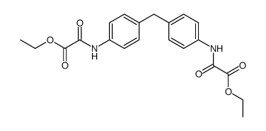 diethyl 2,2'-[methylenebis(4,1-phenyleneimino)]bis[2-oxoacetate] Structure