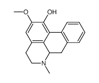 2-Methoxy-6-methyl-5,6,6a,7-tetrahydro-4H-dibenzo[de,g]quinoline-1-ol结构式
