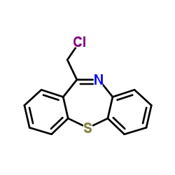 11-(Chloromethyl)dibenzo[b,f][1,4]thiazepine结构式