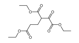 1-oxo-butane-1,2,4-tricarboxylic acid triethyl ester结构式