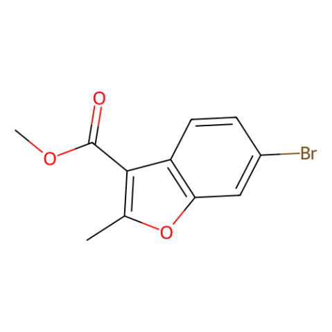 methyl 6-bromo-2-methyl-benzofuran-3-carboxylate结构式