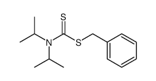 Diisopropyldithiocarbamic acid benzyl ester结构式