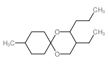 1,5-Dioxaspiro[5.5]undecane, 3-ethyl-9-methyl-2-propyl- structure