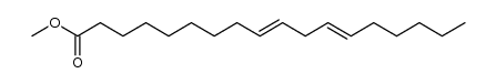 methyl octadeca-9,12-dienoate结构式