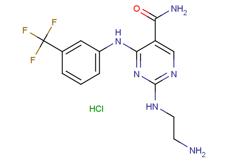 Syk Inhibitor II hydrochloride结构式