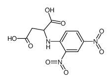 N-(2,4-dinitro-phenyl)-DL-aspartic acid结构式