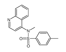 N,4-dimethyl-N-quinolin-4-ylbenzenesulfonamide Structure