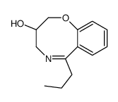 3,4-Dihydro-6-propyl-2H-1,5-benzoxazocin-3-ol Structure