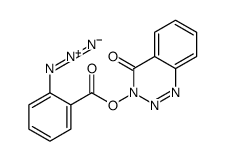 (4-oxo-1,2,3-benzotriazin-3-yl) 2-azidobenzoate Structure