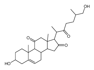 (25R)-3β,26-Dihydroxycholest-5-ene-11,16,22-trione structure