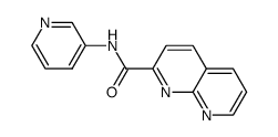 1,8-Naphthyridine-2-carboxamide,N-3-pyridinyl-(9CI)结构式