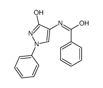 N-(5-oxo-2-phenyl-1H-pyrazol-4-yl)benzamide结构式