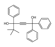 5,5-dimethyl-1,1,4-triphenylhex-2-yne-1,4-diol Structure