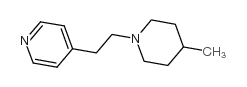 4-(2-(4-甲基哌啶)乙基)吡啶结构式