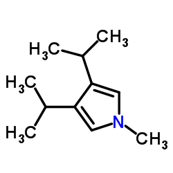 Pyrrole, 3,4-diisopropyl-1-methyl- (8CI) Structure