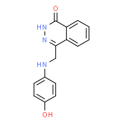 4-[(4-HYDROXYANILINO)METHYL]-1(2H)-PHTHALAZINONE结构式