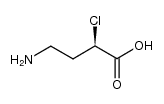 (R)-4-amino-2-chlorobutyric acid结构式