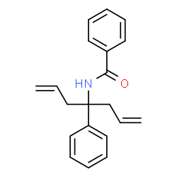 N-(1-allyl-1-phenyl-3-buten-1-yl)benzamide Structure