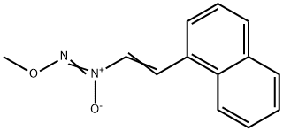 Diazene, 1-methoxy-2-[2-(1-naphthalenyl)ethenyl]-, 2-oxide结构式