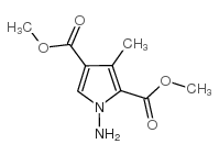 DIMETHYL 1-AMINO-3-METHYL-1H-PYRROLE-2,4-DICARBOXYLATE structure