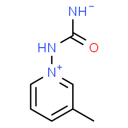 1-[[Amino(oxylato)methylene]amino]-3-methylpyridinium结构式