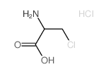 Alanine, 3-chloro-,hydrochloride (9CI) Structure