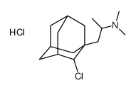 1-(2-chloro-1-adamantyl)-N,N-dimethylpropan-2-amine,hydrochloride结构式