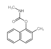 2-Methyl-1-naphthalenol methylcarbamate structure