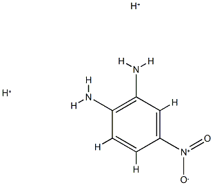 o-Phenylenediamine,4-nitro-,conjugate diacid (8CI) Structure