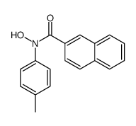 N-hydroxy-N-(4-methylphenyl)naphthalene-2-carboxamide结构式