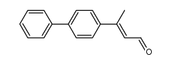 (E)-3-(biphenyl-4-yl)but-2-enal Structure