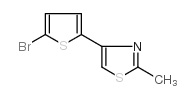 4-(5-溴-3-噻吩)-2-甲基-1,3-噻唑结构式