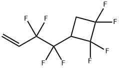 1,1,2,2-Tetrafluoro-3-(1,1,2,2-tetrafluoro-3-butenyl)cyclobutane结构式