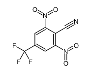 2,6-dinitro-4-(trifluoromethyl)benzonitrile Structure