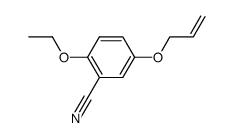 Benzonitrile, 2-ethoxy-5-(2-propenyloxy)- (9CI) Structure