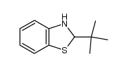 Benzothiazole, 2-(1,1-dimethylethyl)-2,3-dihydro- (9CI) Structure
