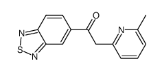 1-(2,1,3-Benzothiadiazol-5-yl)-2-(6-Methyl-2-pyridinyl)ethanone structure
