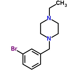 1-(3-Bromobenzyl)-4-ethylpiperazine structure
