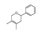 4,5-dimethyl-2-phenyl-3,6-dihydro-2H-pyran Structure