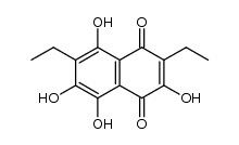 3,6-diethyl-2,7-dihydroxynaphthazarin结构式