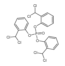 phosphoric acid tris-(2-dichloromethyl-phenyl ester)结构式