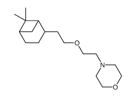 (1S,2S,5S)-4-[2-[2-(6,6-Dimethylbicyclo[3.1.1]hept-2-yl)ethoxy]ethyl]Morpholine结构式