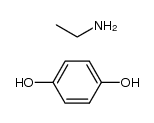 hydroquinone, compound with ethylamine Structure