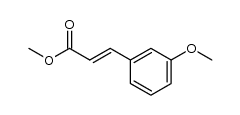 (E)3-(3-甲氧基苯基)丙烯酸甲酯结构式
