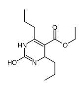 ethyl 2-oxo-4,6-dipropyl-3,4-dihydro-1H-pyrimidine-5-carboxylate结构式