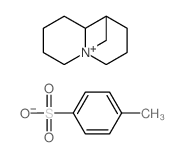 1, 5-Methano-2H-quinolizinium, octahydro-, salt with 4-methylbenzenesulfonic acid (1:1)结构式