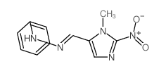 1H-Imidazole-5-carboxaldehyde,1-methyl-2-nitro-, 2-phenylhydrazone Structure