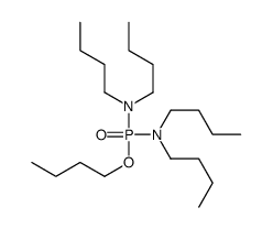N-[butoxy-(dibutylamino)phosphoryl]-N-butylbutan-1-amine Structure